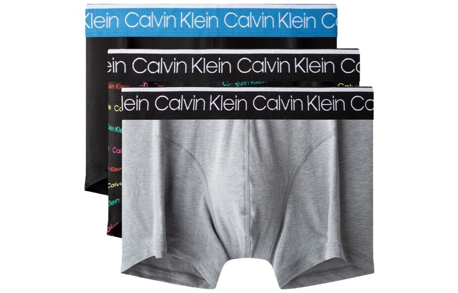 

Мужские трусы Calvin Klein, цвет 3条装（太空黑+黑底彩色字母+星灰）