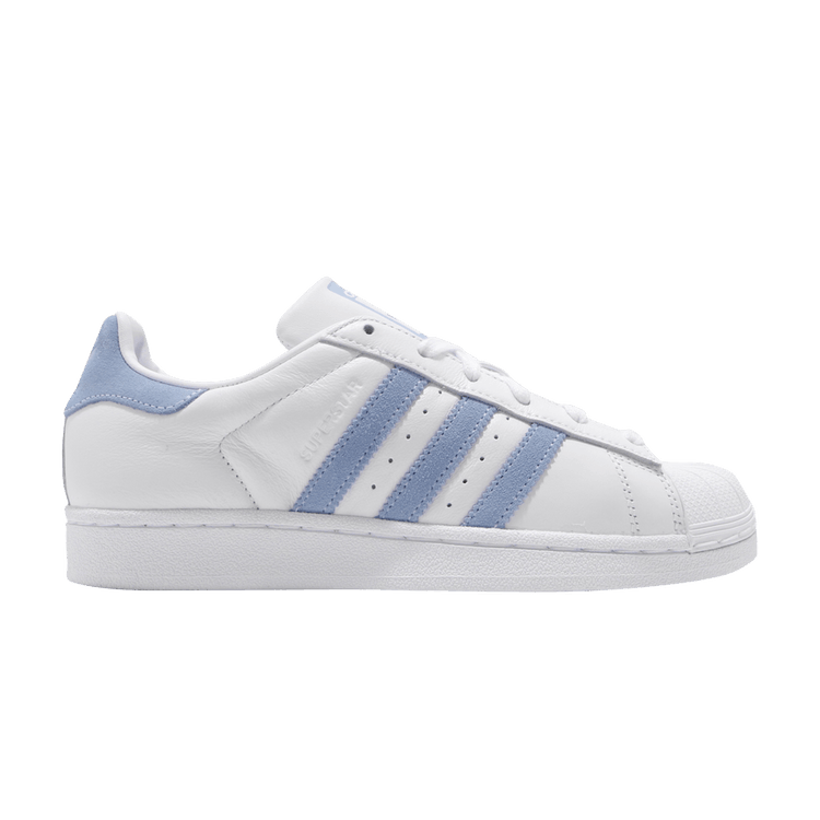 

Кроссовки adidas Superstar 'Glow Blue', белый