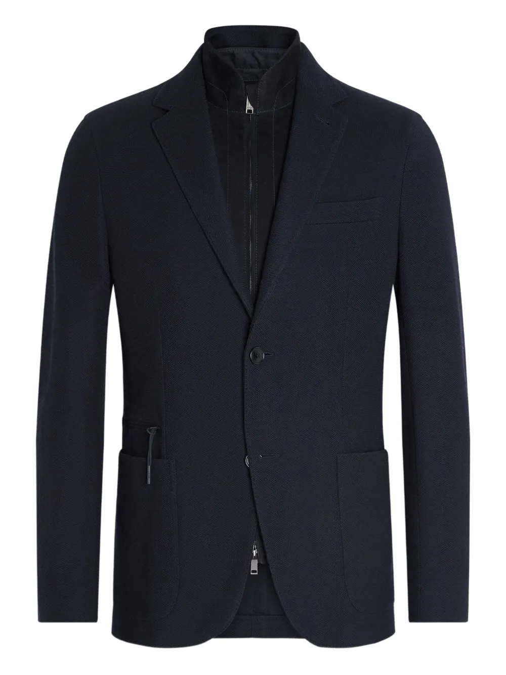 

Многослойный пиджак Zegna, синий