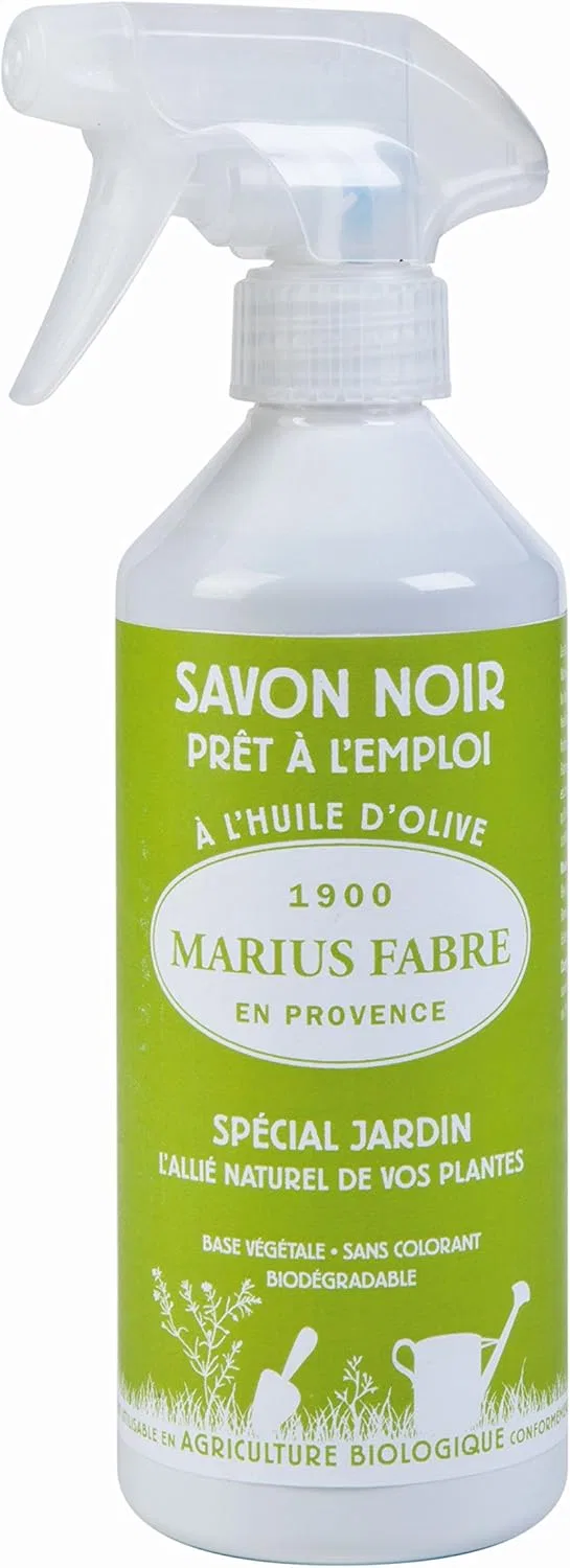 Набор Marius Fabre: спрей Savon Noir для защиты растений 500 мл + 1 л Marius Fabre