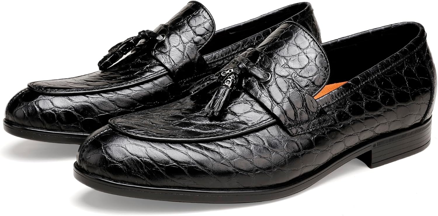 

Классические мужские лоферы с кисточками Generic, серый