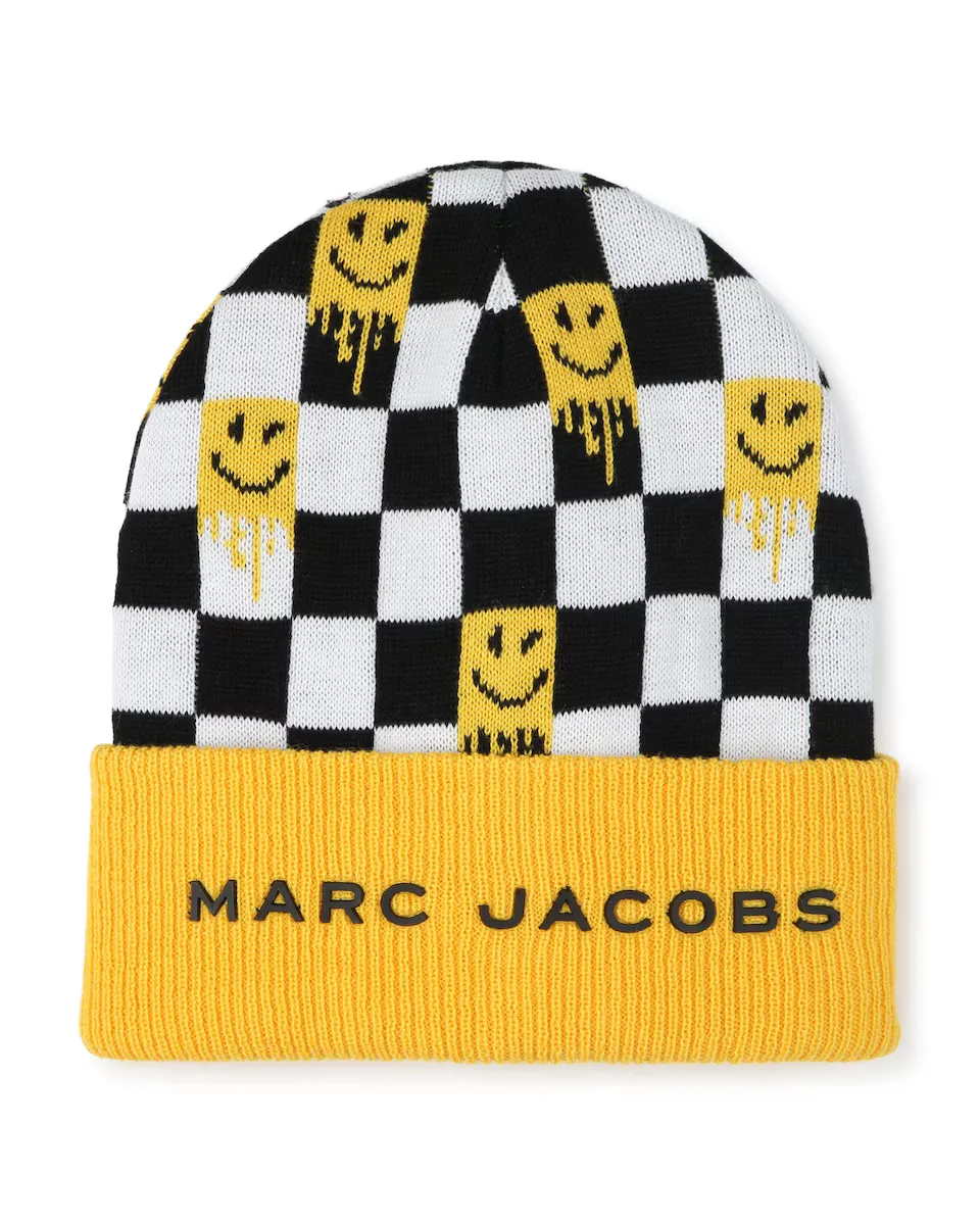 

Детская шапка из полиэстера золотого цвета Marc Jacobs, желтый
