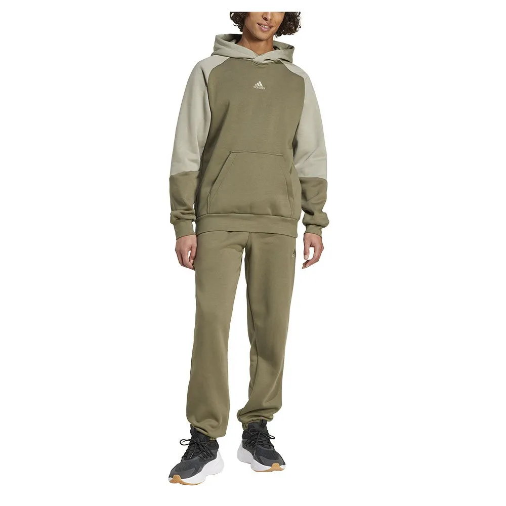 

Спортивный костюм adidas Sportswear Fleece Colorblock, зеленый
