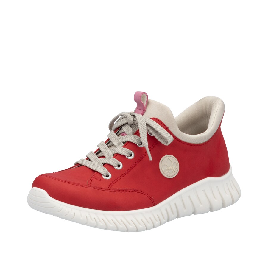 Классические балетки Rieker, цвет bright red
