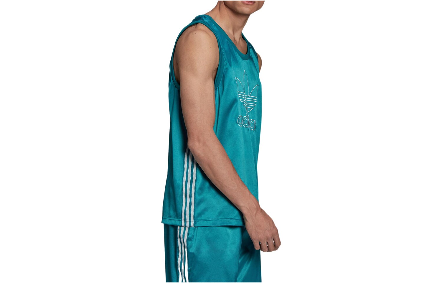 Мужской жилет Adidas Originals, цвет Blue — фото 3