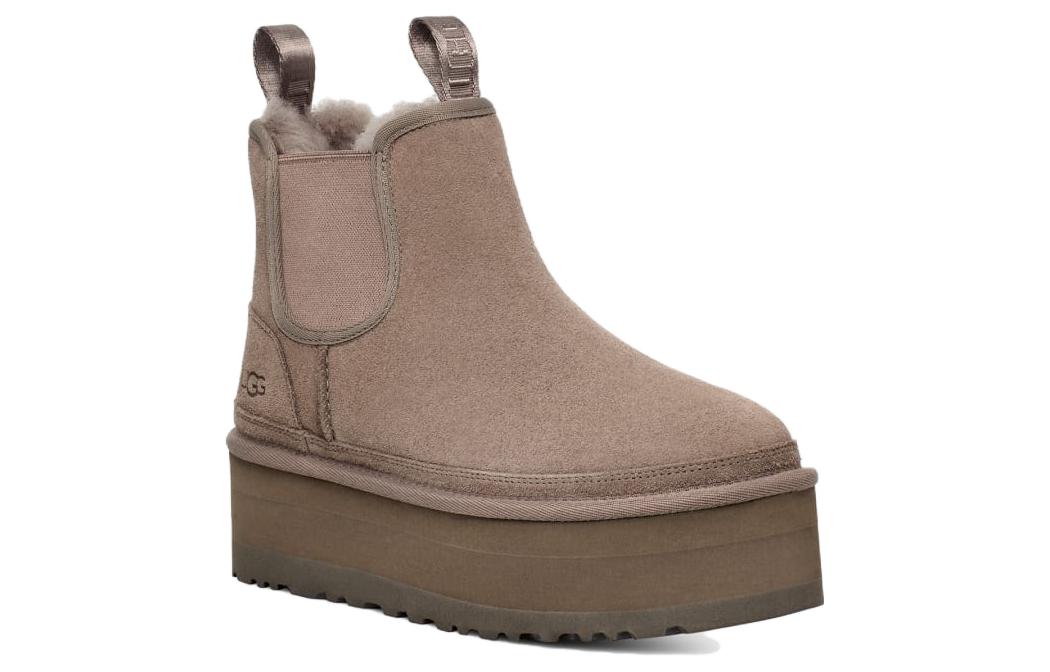 Ботинки короткие женские UGG Neumel, каштановый — фото 4
