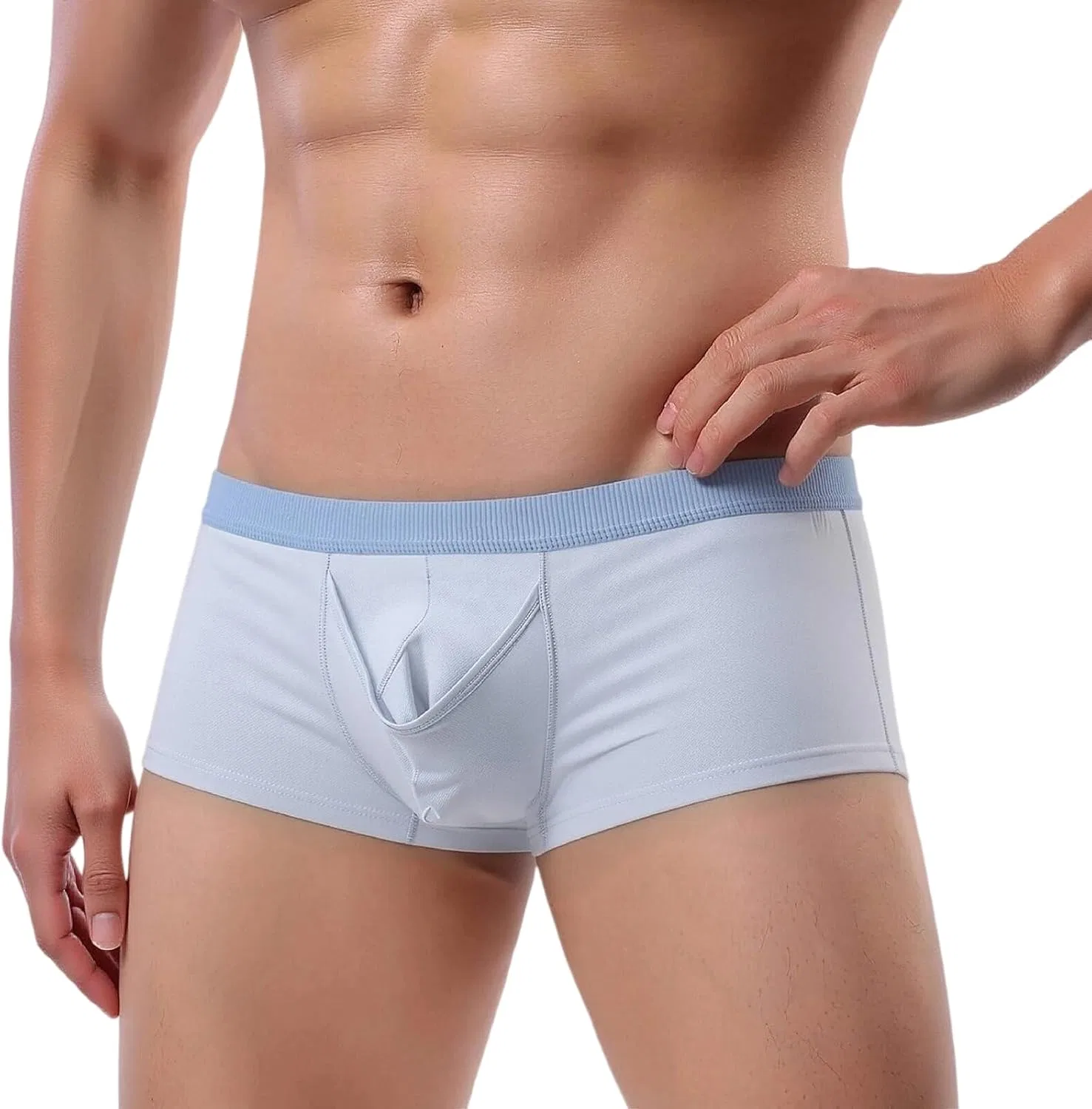 Боксеры с раздельным мешком, Breathable, синие