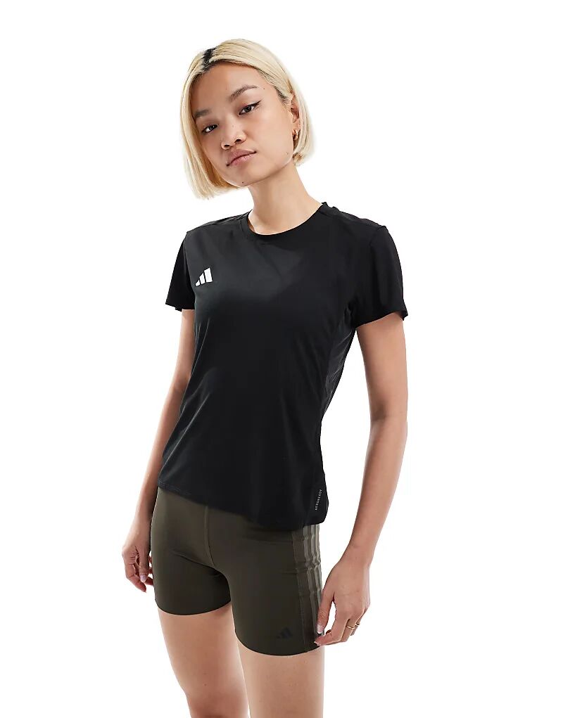 

Футболка adidas Running Adizero черного цвета adidas performance