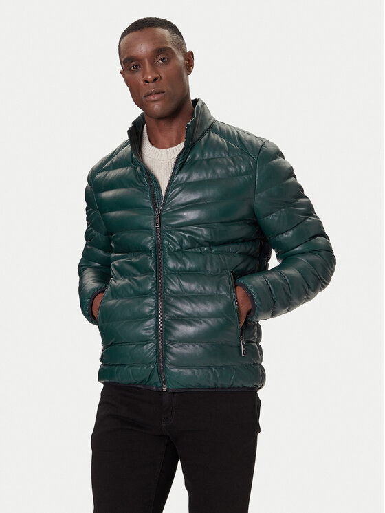 

Кожаная куртка regular fit MSHendrik 531040 60710 Milestone, зеленый