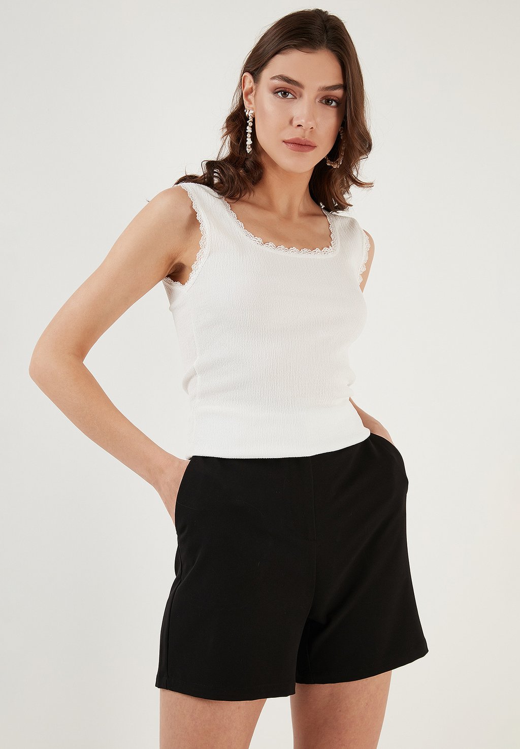 

Топ SLIM FIT LELA, бежевый