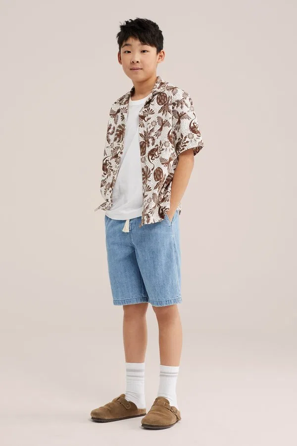 Рубашка We Fashion, Brown — фото 3
