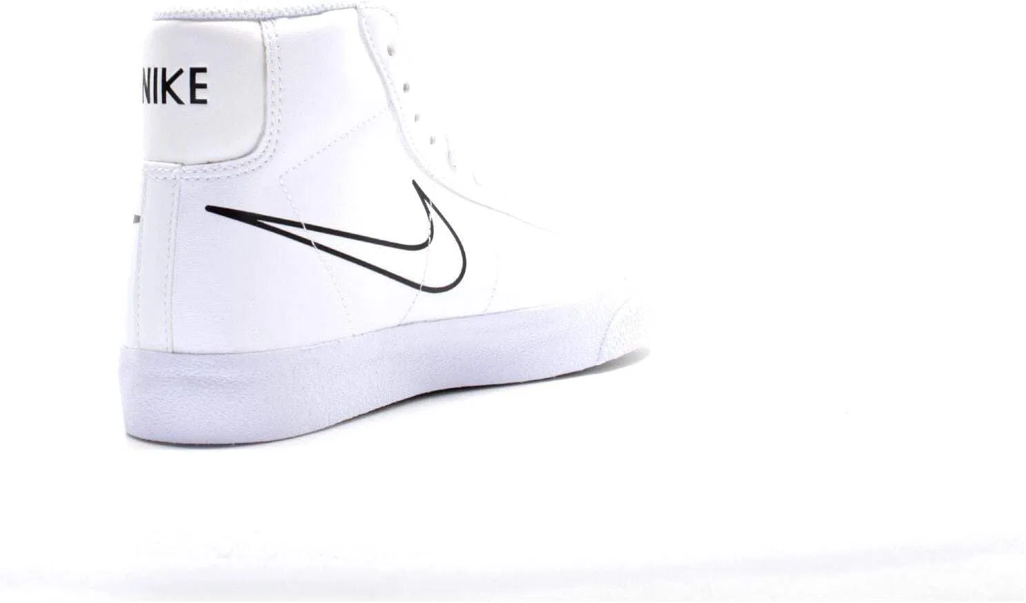 Кроссовки Nike Blazer Mid NN (GS) FN7788 100, White Black Bright Mandarin — фото 4