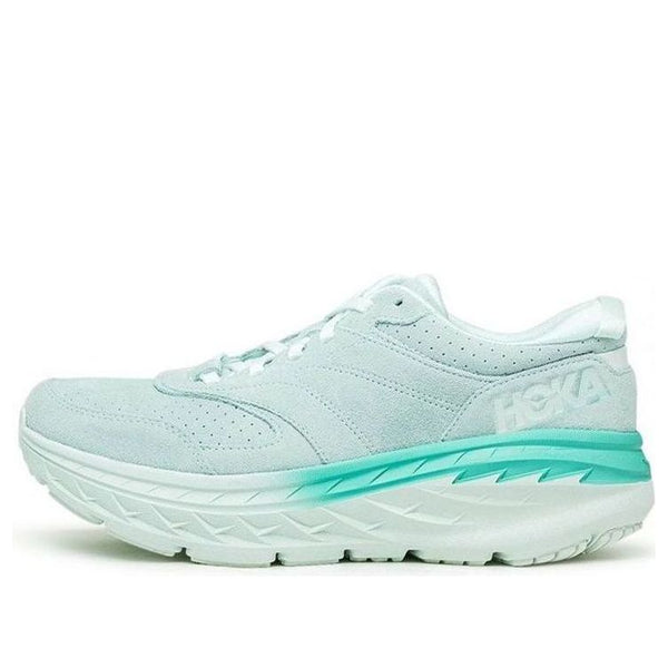

Кроссовки bondi l suede 'blue glass' Hoka One One, синий