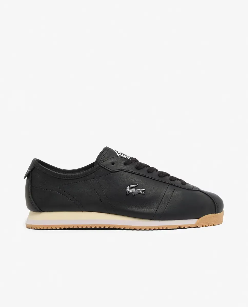 Lacoste Мужские кожаные кроссовки Club-Low черного цвета
