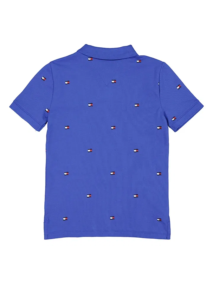 Поло из хлопка Tommy Hilfiger, синий — фото 2
