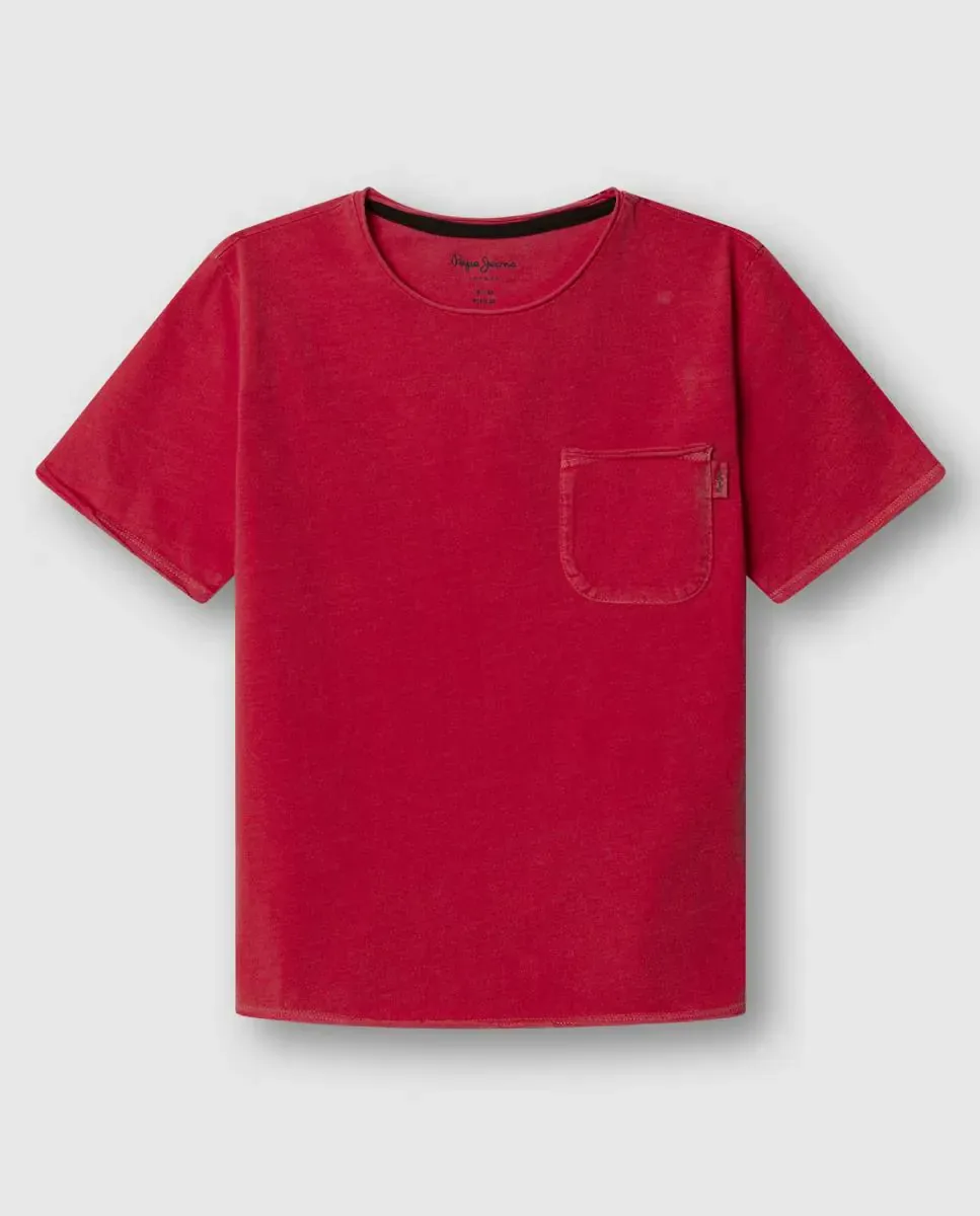 Детская футболка Элайджа Pepe Jeans, красный