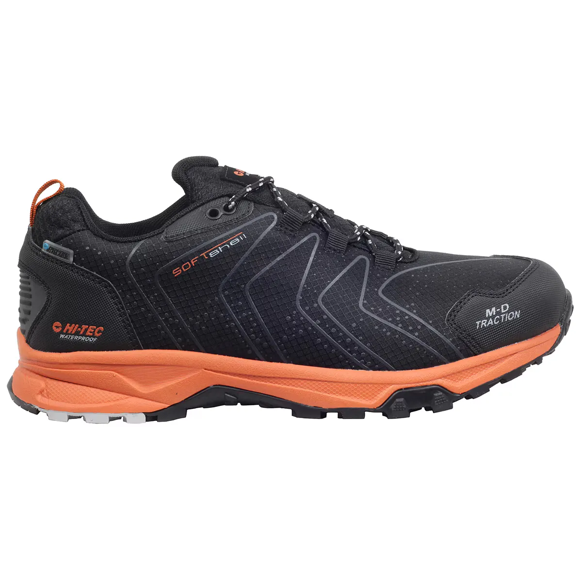 

Roncal Low WP Hi-Tec мужские горные спортивные ботинки, черный/оранжевый