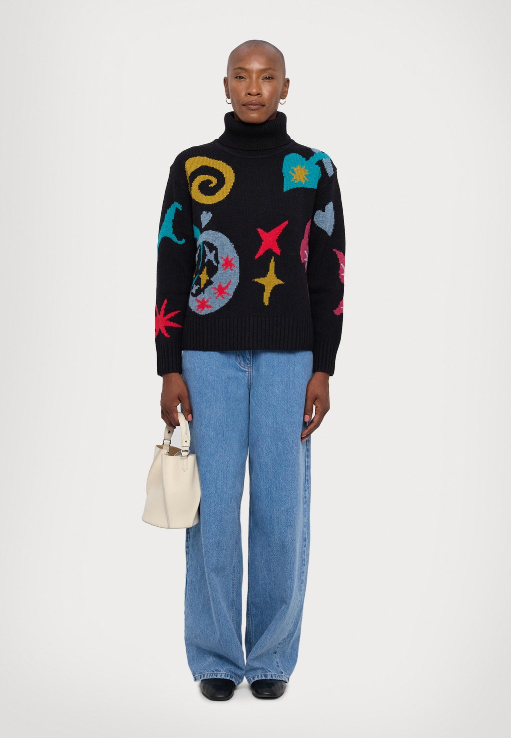 

Джемпер WOMENS SWEATER ROLL NECK PS Paul Smith, черный