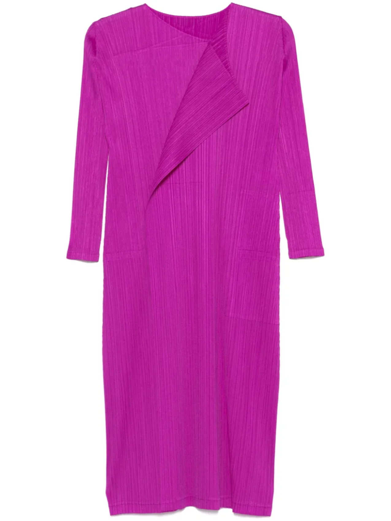 

Платье миди Pleats Please Issey Miyake Light Wave, розовый
