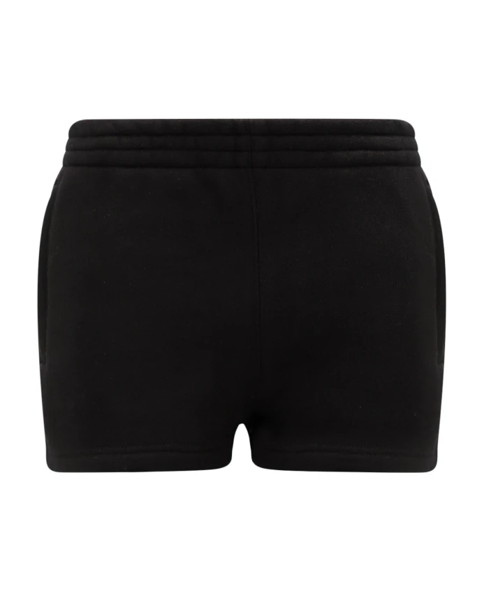 

Черные брюки с эластичным поясом Alexander Wang, черный