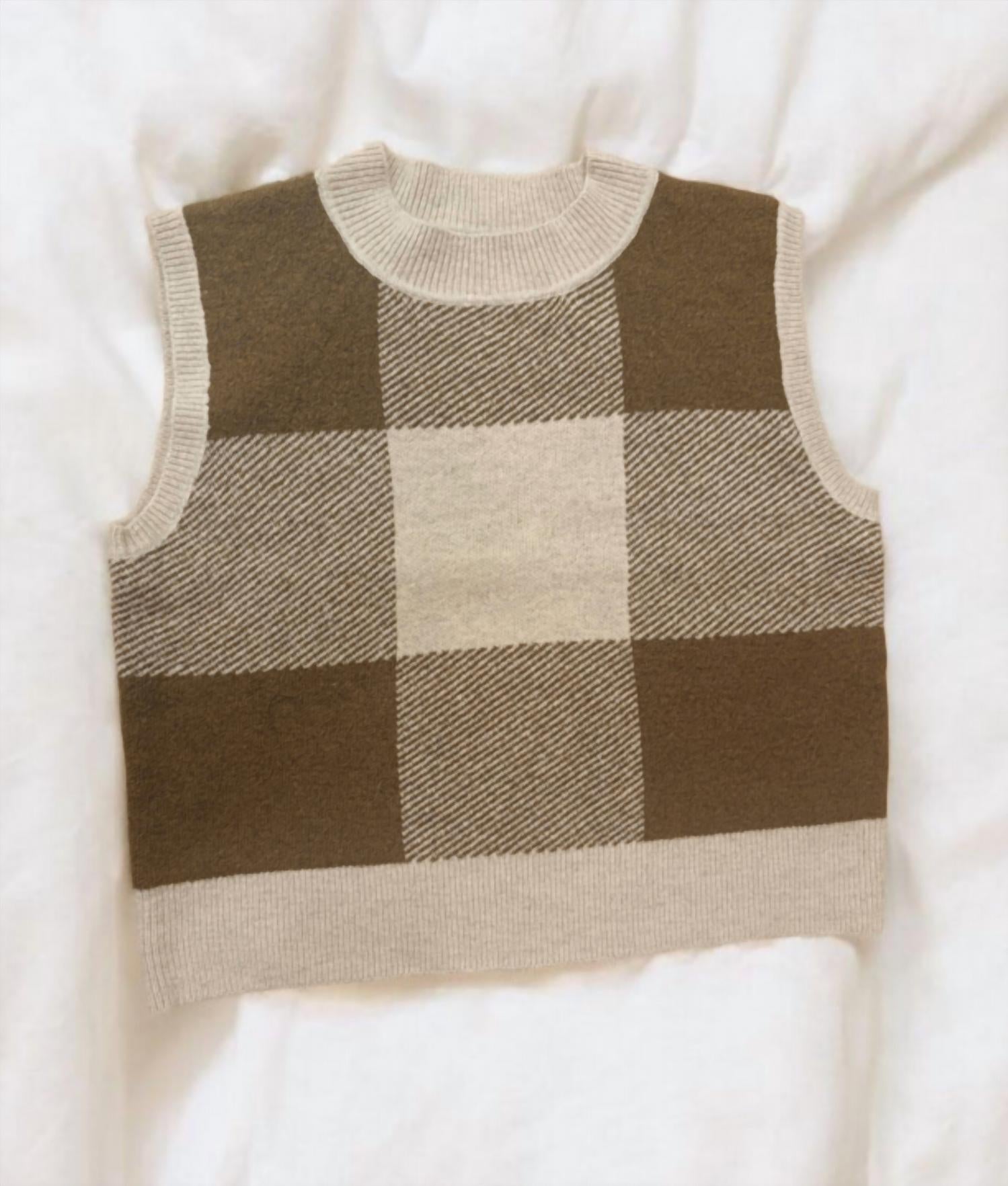 

Женский жилет-свитер коричневого/бежевого цвета Kathie K, коричневый/бежевый