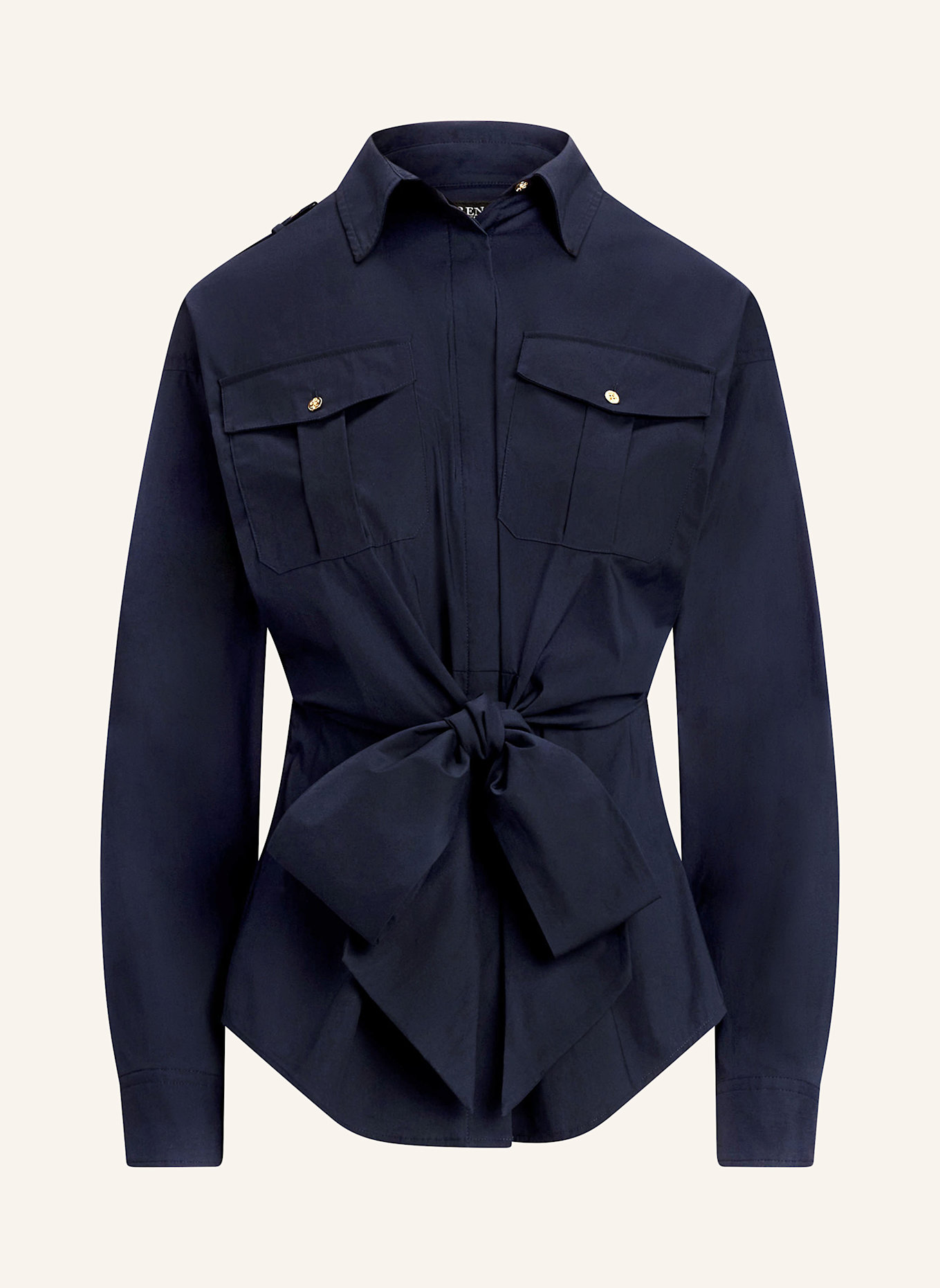

Рубашка блузка Lauren Ralph Lauren, синий