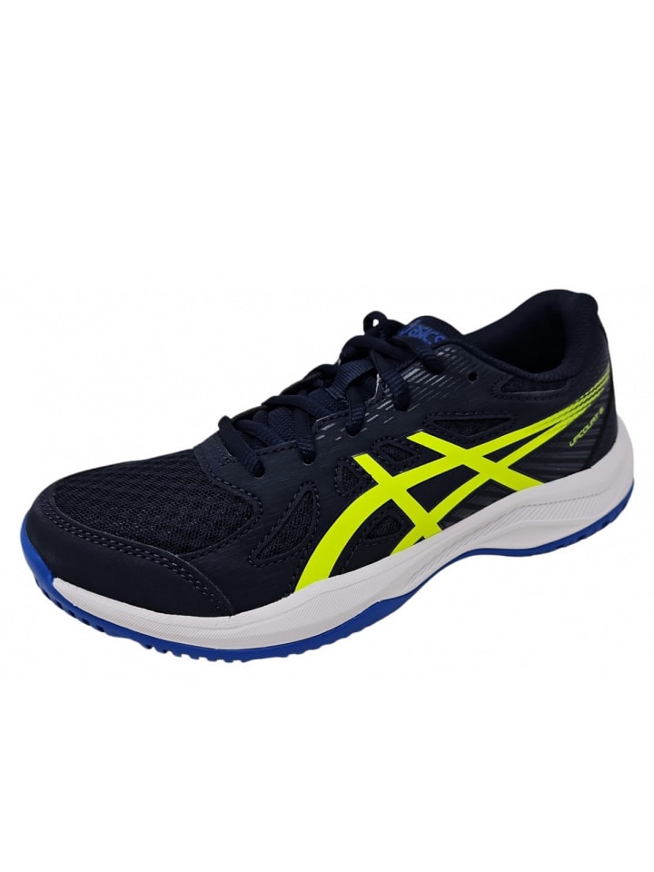 

Кроссовки на шнуровке asics, синий