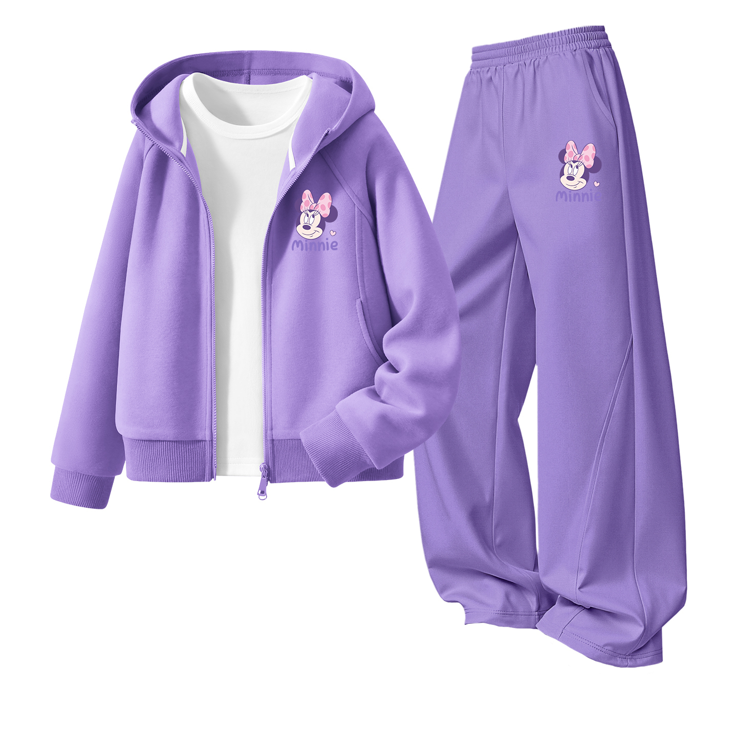 

Детская повседневная спортивная одежда Disney, фиолетовый
