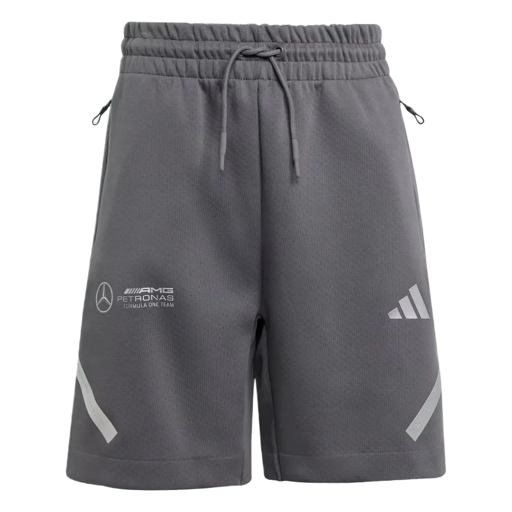 Шорты Adidas x Mercedes Benz MER SIL SHO Y Kids' серые