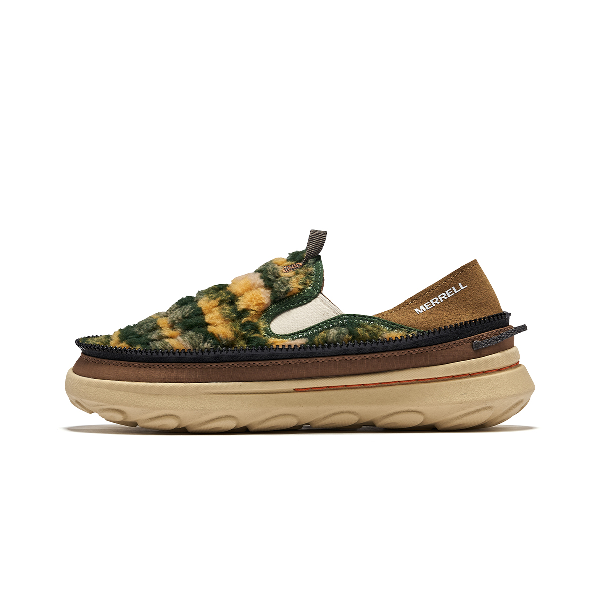 

MERRELL Кроссовки HUT MOC 2 PACKABLE COZY Lightweight Low-Top Outdoor Recreation Men's Yellow Green