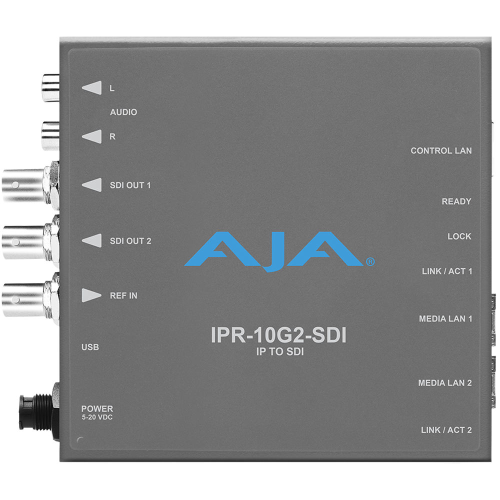 

Мини-конвертер AJA SMPTE ST 2110 IP в SDI