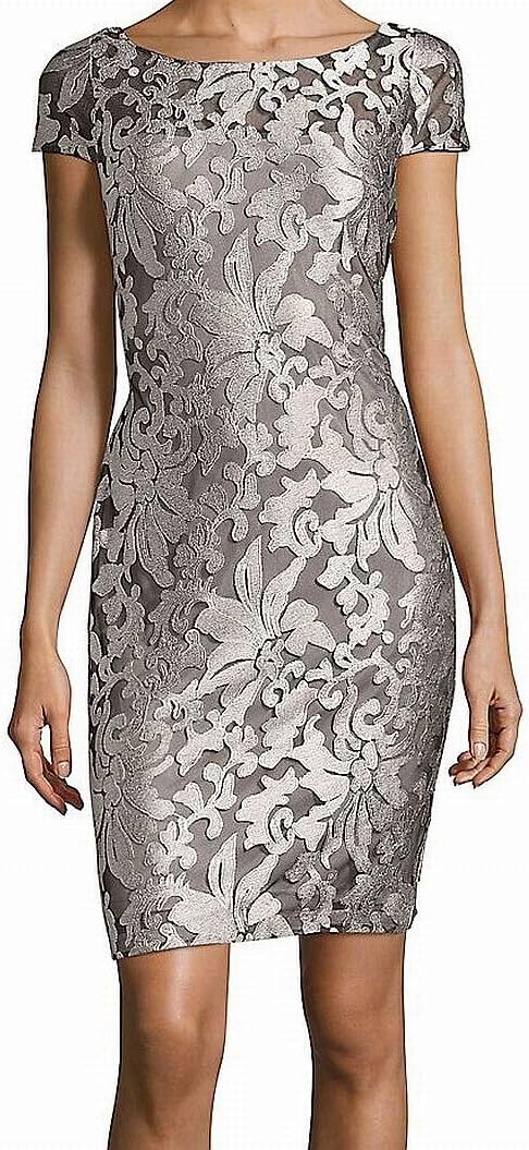 

Calvin Klein Женское платье Classic, Silver/Black