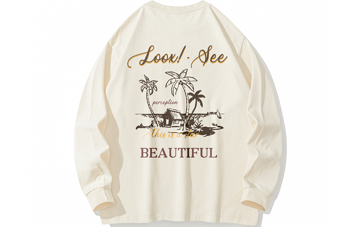 

Футболка унисекс LOOX!, White Long-Sleeved (Ribbed Sleeves)