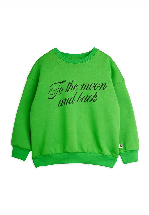 Толстовка унисекс «к луне» Mini Rodini, Green