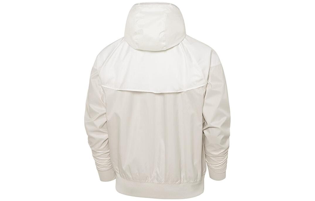 Спортивная куртка Windrunner с капюшоном для мужчин белый Nike, экрю — фото 3
