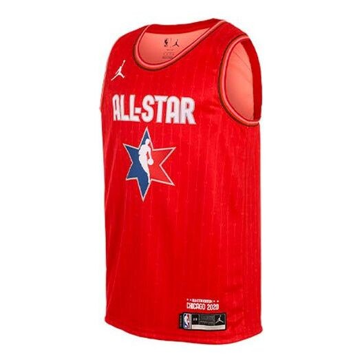 

Майка Men's Air Jordan NBA Sports Basketball 20 All-Star Curry 30 Red Jersey, красный