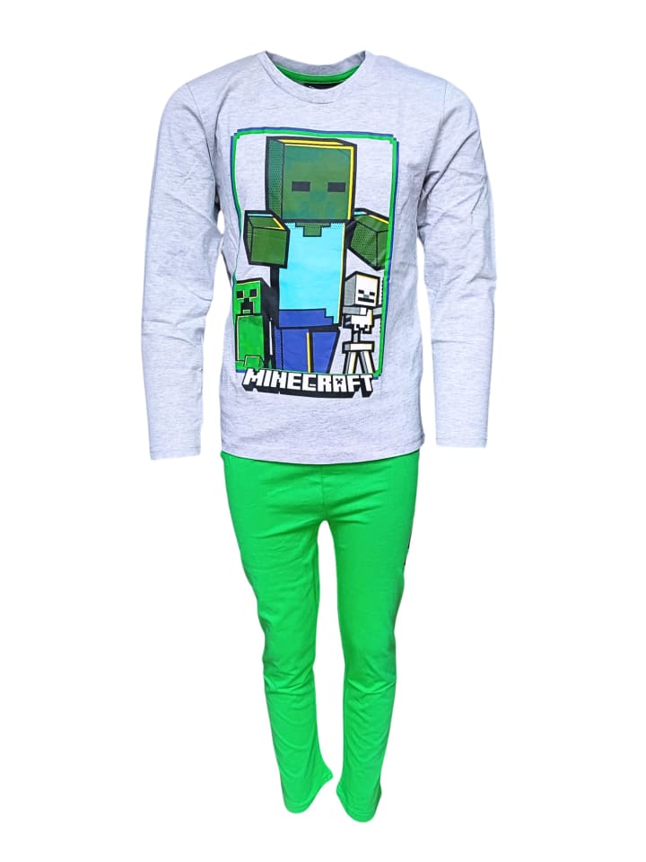 

Пижама Minecraft, серый