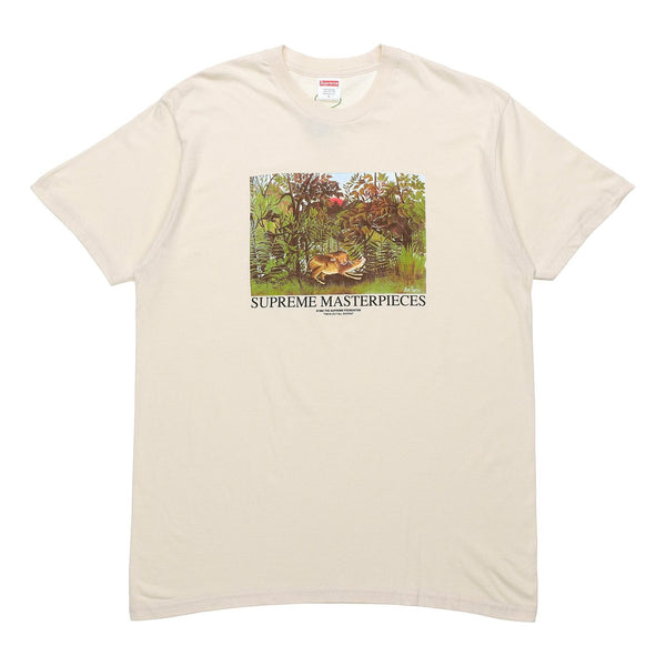 

Футболка ss20 week 1 masterpieces tee Supreme, бежевый