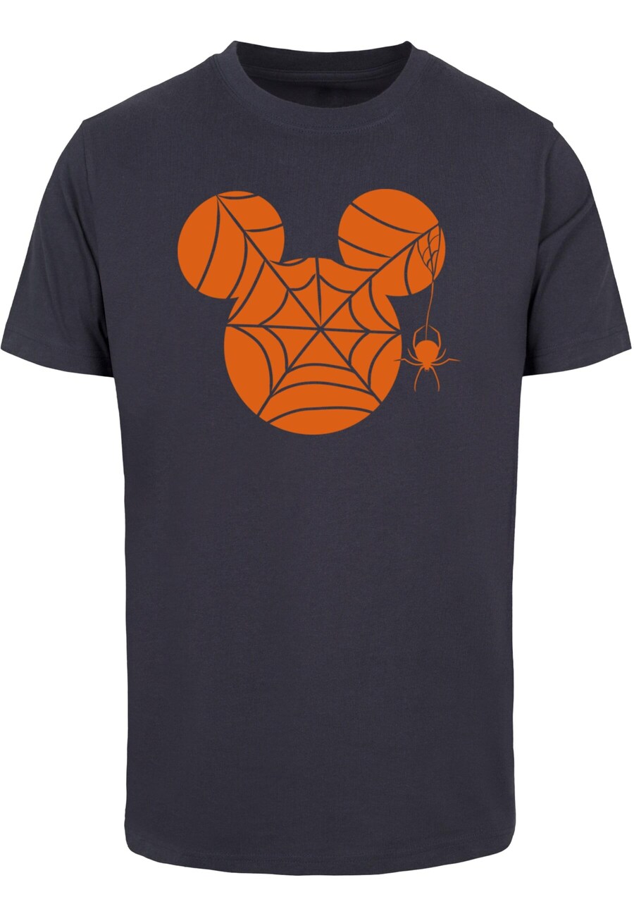 

Классическая футболка ABSOLUTE CULT Shirt Mickey Mouse - Halloween Cobweb, темно-синий