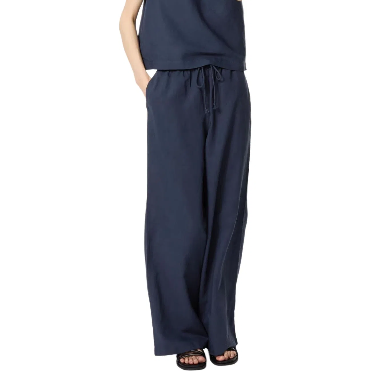 Брюки повседневные Marine Blue UNIQLO