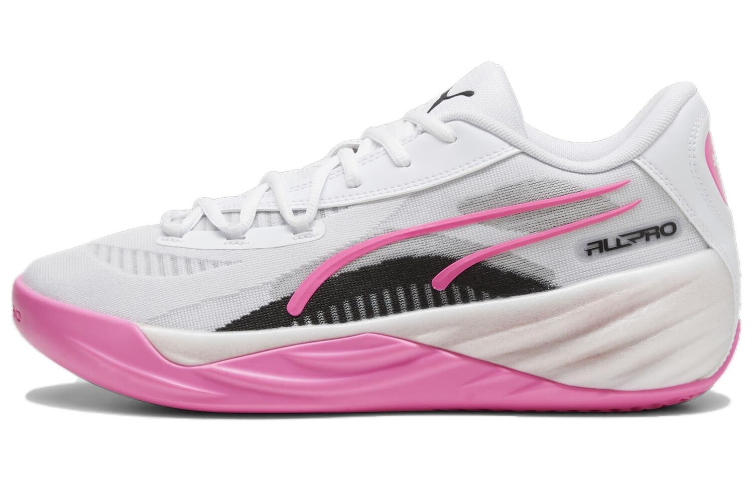 

Баскетбольные кроссовки Puma All-Pro Nitro унисекс, PUMA White/PUMA Black/Poison Pink
