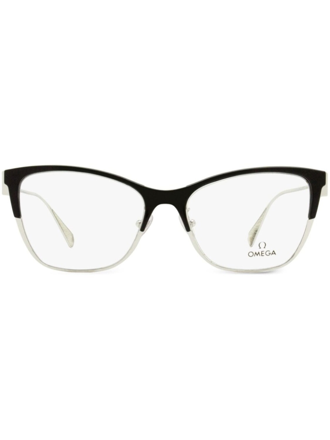 

OMEGA EYEWEAR очки в оправе 'бабочка', черный