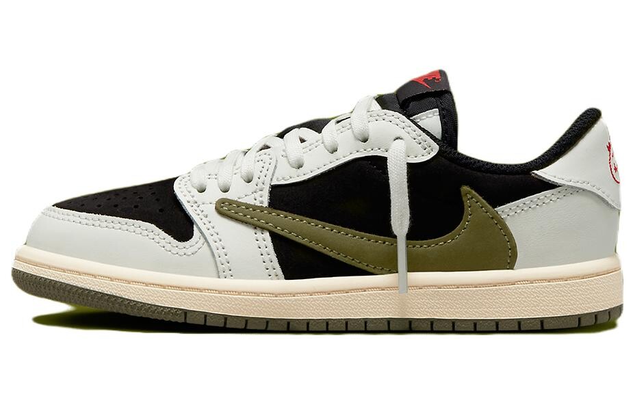 

Jordan 1 Retro Low OG SP Трэвис Скотт Олив (PS)