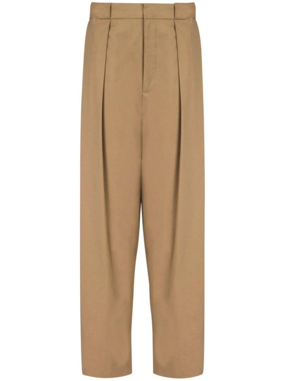 

Balmain брюки со складками, нейтральный цвет
