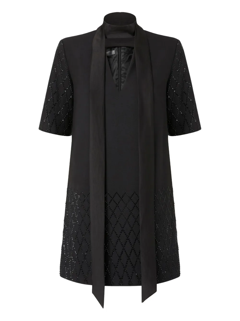

Платье мини с короткими рукавами PINKO, черный