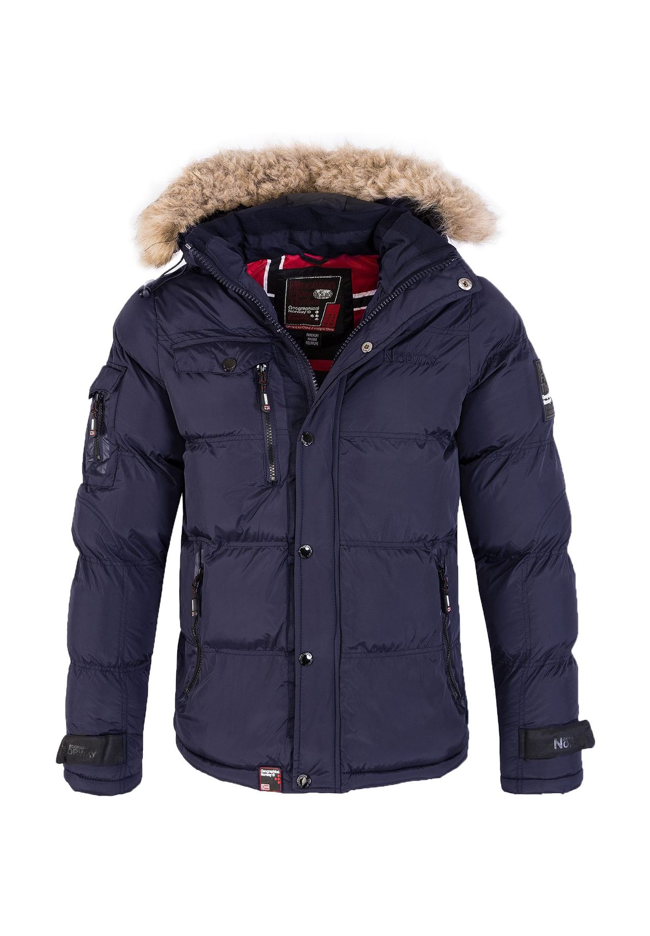 

Куртка зимняя куртка обычного кроя GEOGRAPHICAL NORWAY, темно-синий