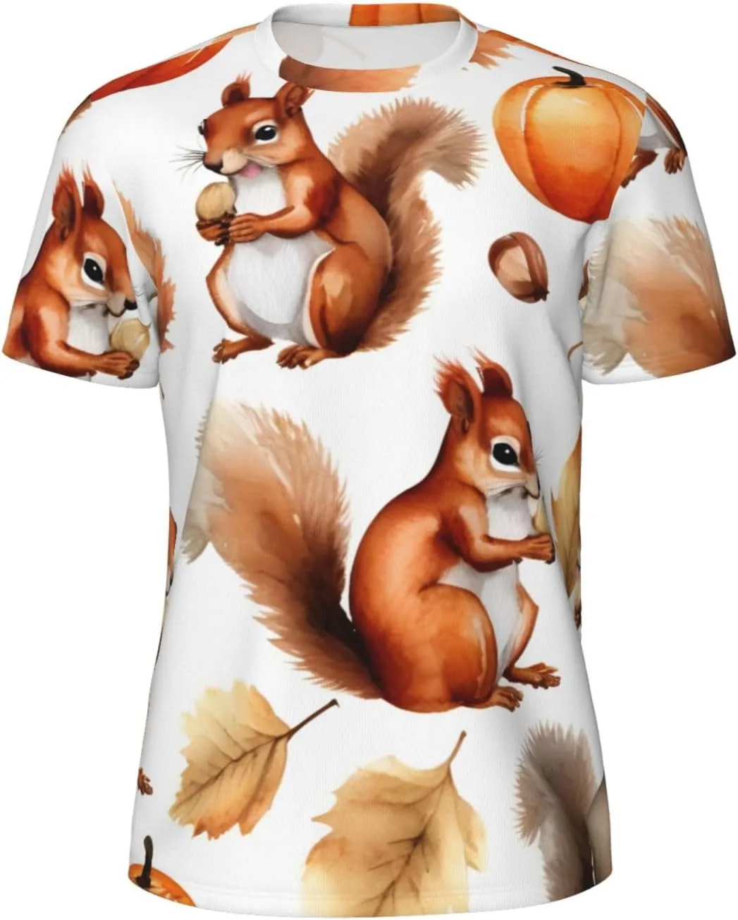 

Футболка мужская летняя с принтом тыквы, легкая и дышащая SDFHU