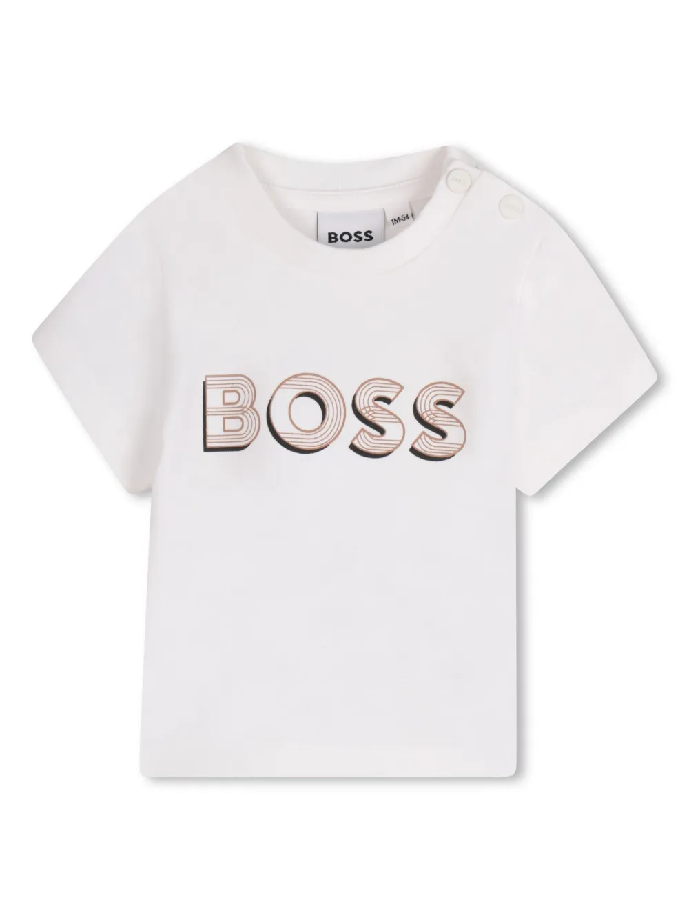 

Футболка с логотипом BOSS Kidswear, белый