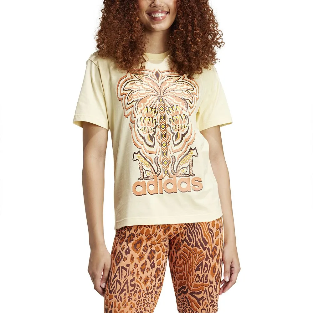 

Футболка adidas Farm Rio Graphic, желтый
