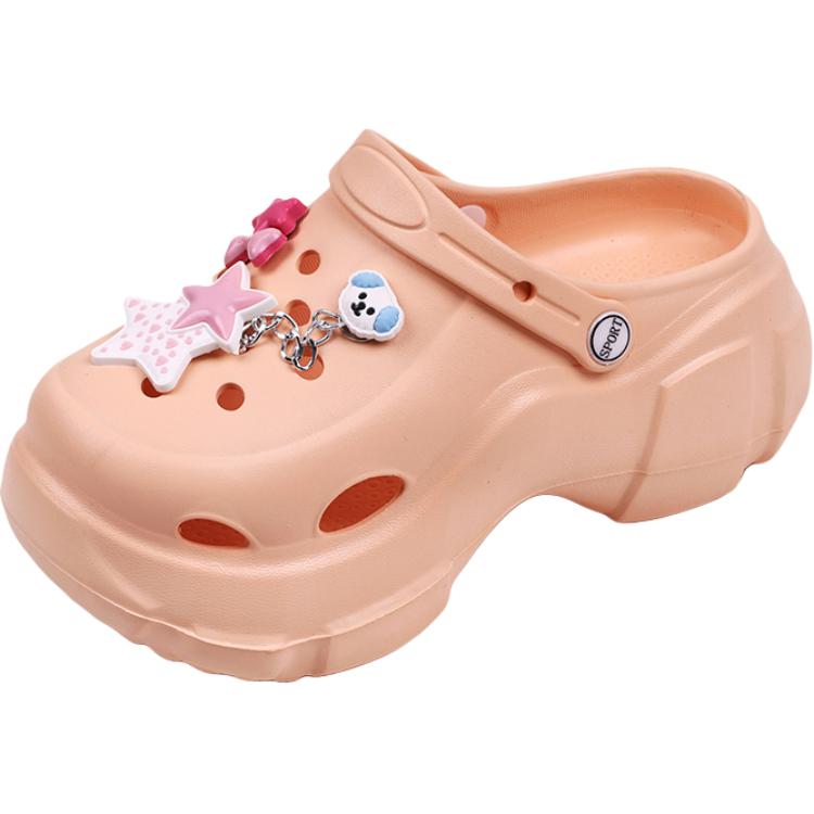 

Нескользящие, износостойкие, дышащие детские сандалии для подростков Wooden Rabbit, розовый